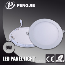 9W kleines rundes ultradünnes LED-Panel-Licht